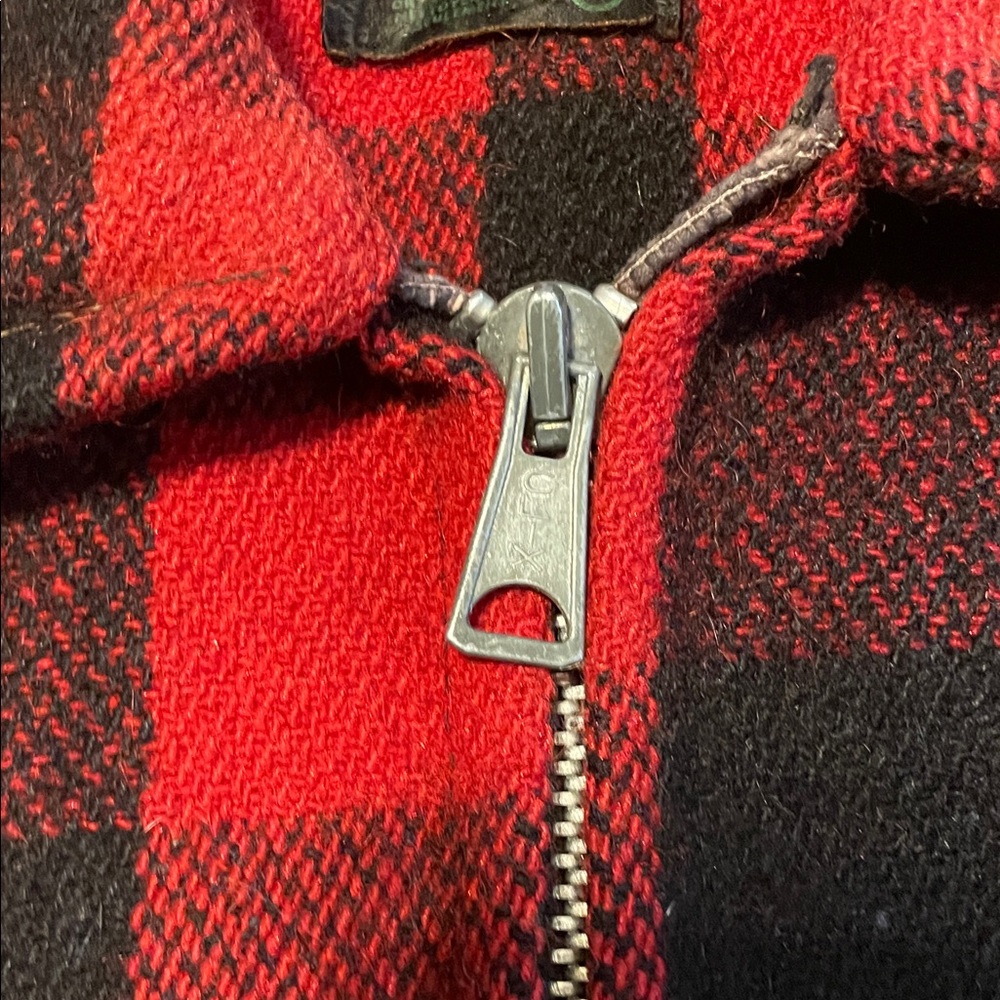 Plaid Zip-Up Men's Sweater - Picture 3 of 10